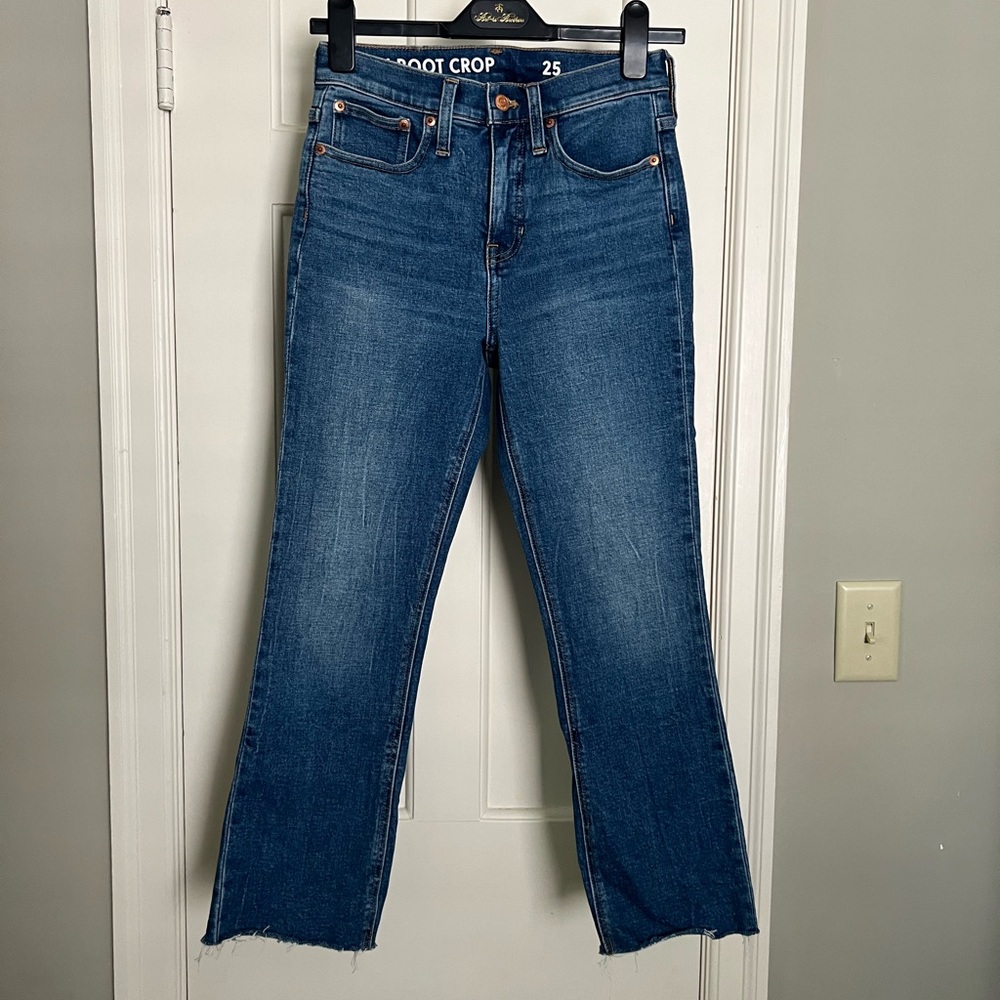 J. Crew, Demi Bootcut Crop Jean, Size 25
